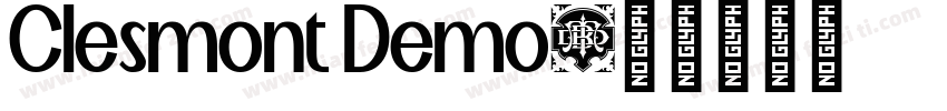 Clesmont Demo字体转换
